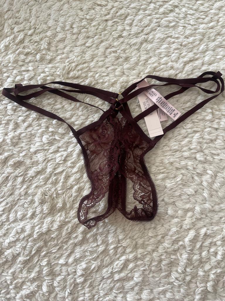 Victoria's Secret Kanten String - Nieuw met kaartjes, Ophalen of Verzenden, Overige kleuren, String