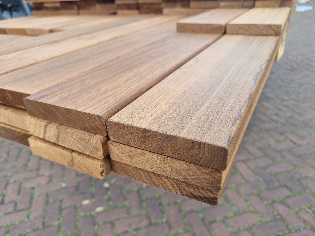 Hardhouten planken - 18x90 mm - nr: HP17, Ophalen, Planken, Nieuw, Hardhout