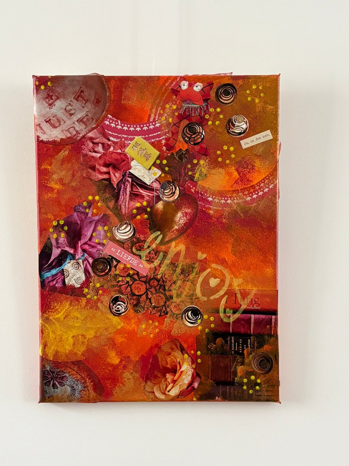 Enjoy - mixed media 30x40 cm, Ophalen