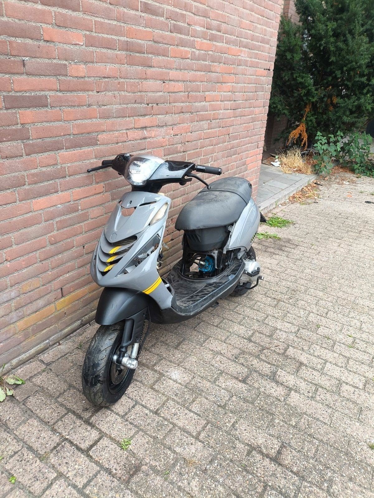KAAL snor frame zip blauw kenteken 50cc geen wok!, Ophalen of Verzenden, Zo goed als nieuw, Piaggio