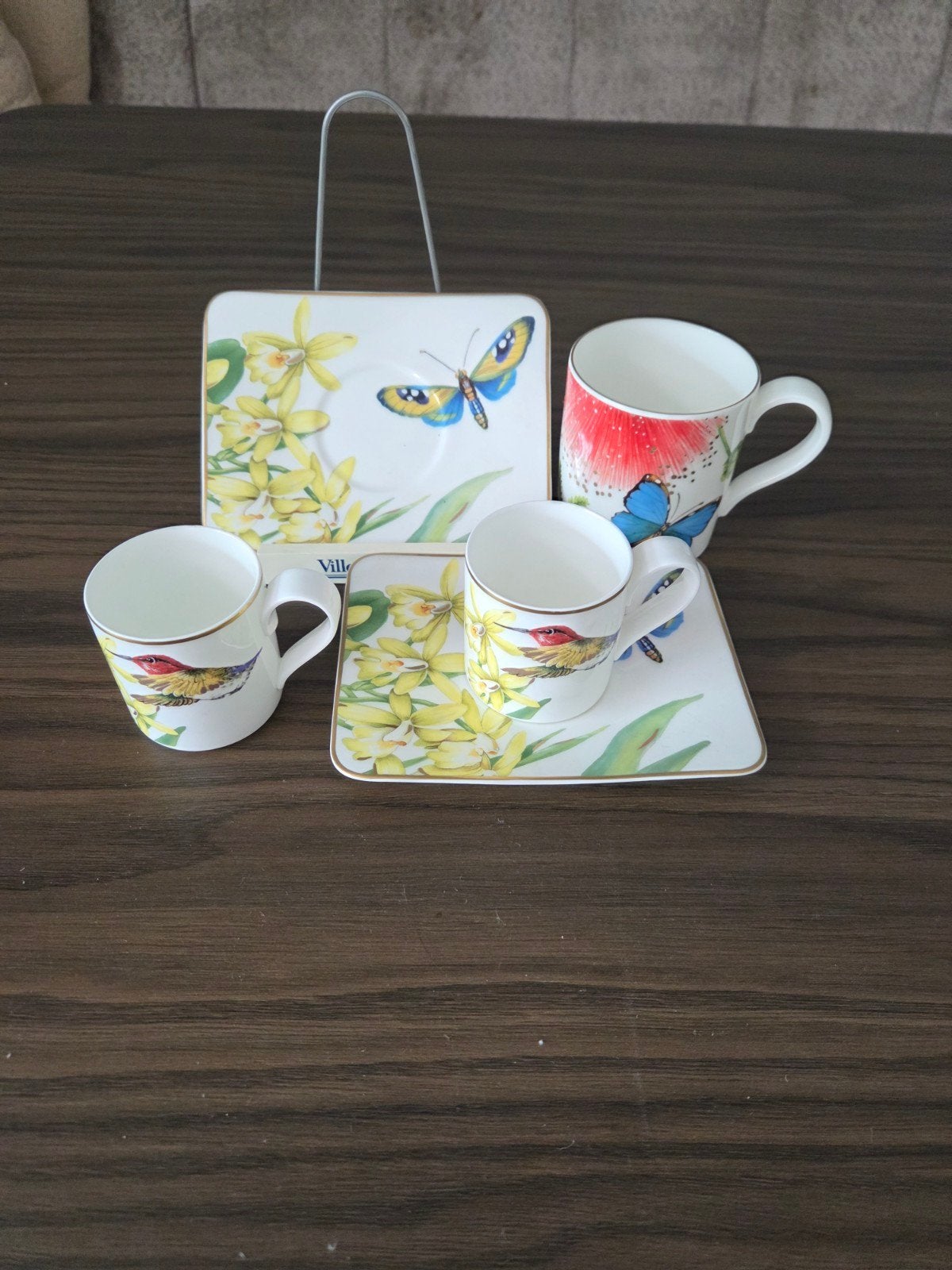 Amazonia Villeroy&Boch, Ophalen, Zo goed als nieuw, Overige stijlen, Kop(pen) en/of Schotel(s)