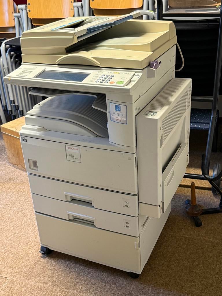Defecte Ricoh MP3010SP met nieuwe toner, Computers en Software, Printers, Ophalen, Niet werkend, Laserprinter, Zwart-en-wit printen