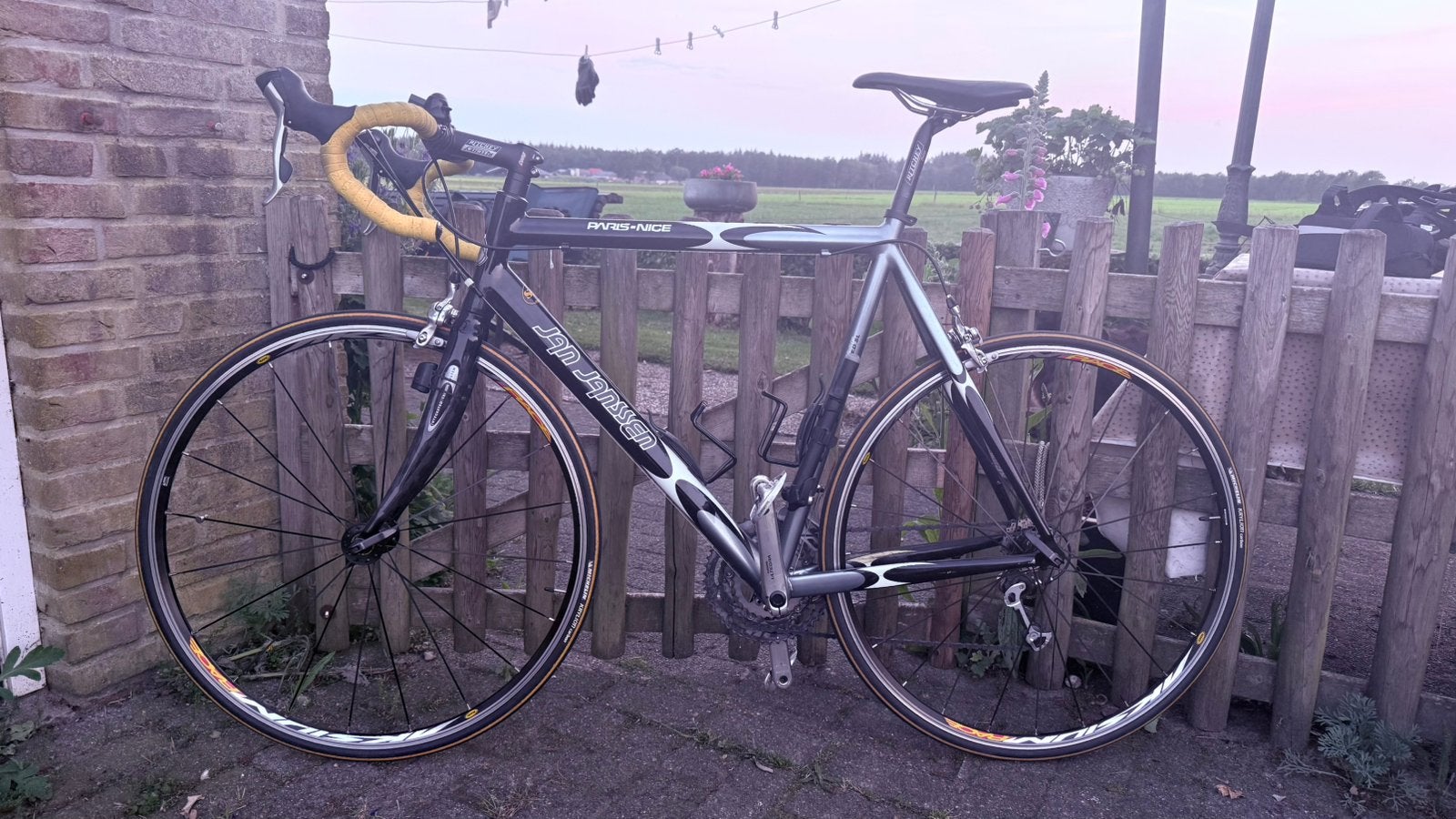 Jan Janssen -Paris Nice -Shimano Ultegra -Triple 3x9, Overige materialen, Zo goed als nieuw, 57 tot 61 cm, Meer dan 20 versnellingen
