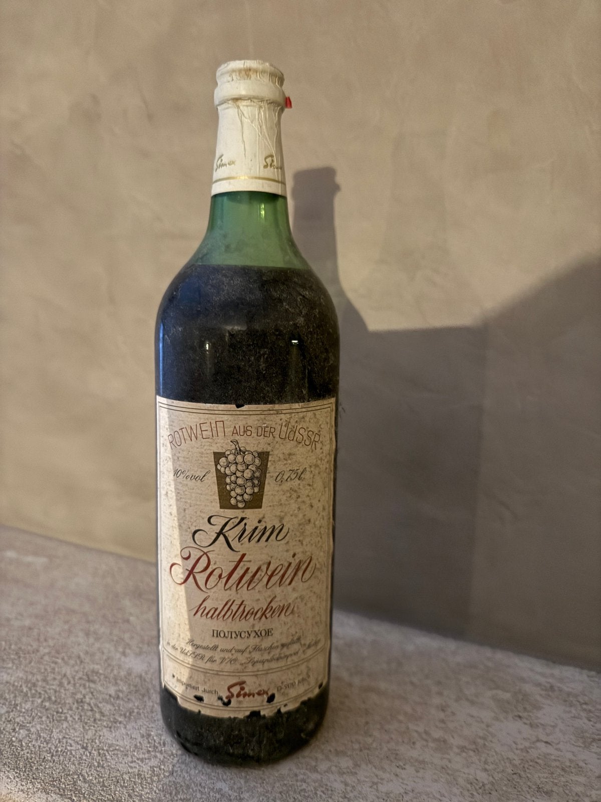 Krim Rotwein halbtrocken UDSSR, Ophalen, Overige gebieden, Nieuw, Rode wijn