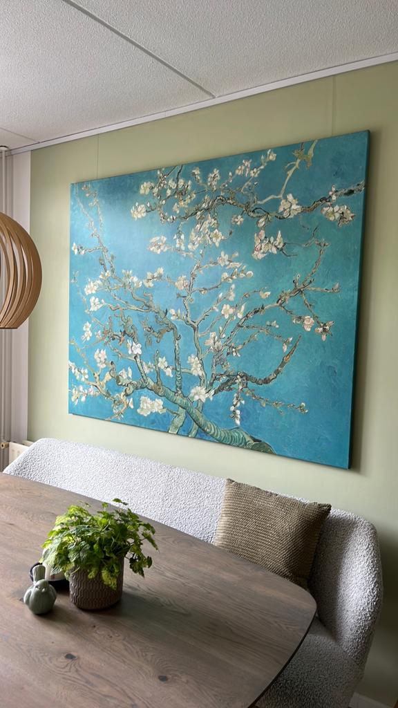 Amandelbloesem van Vincent van Gogh op canvas 160x125cm, Ophalen
