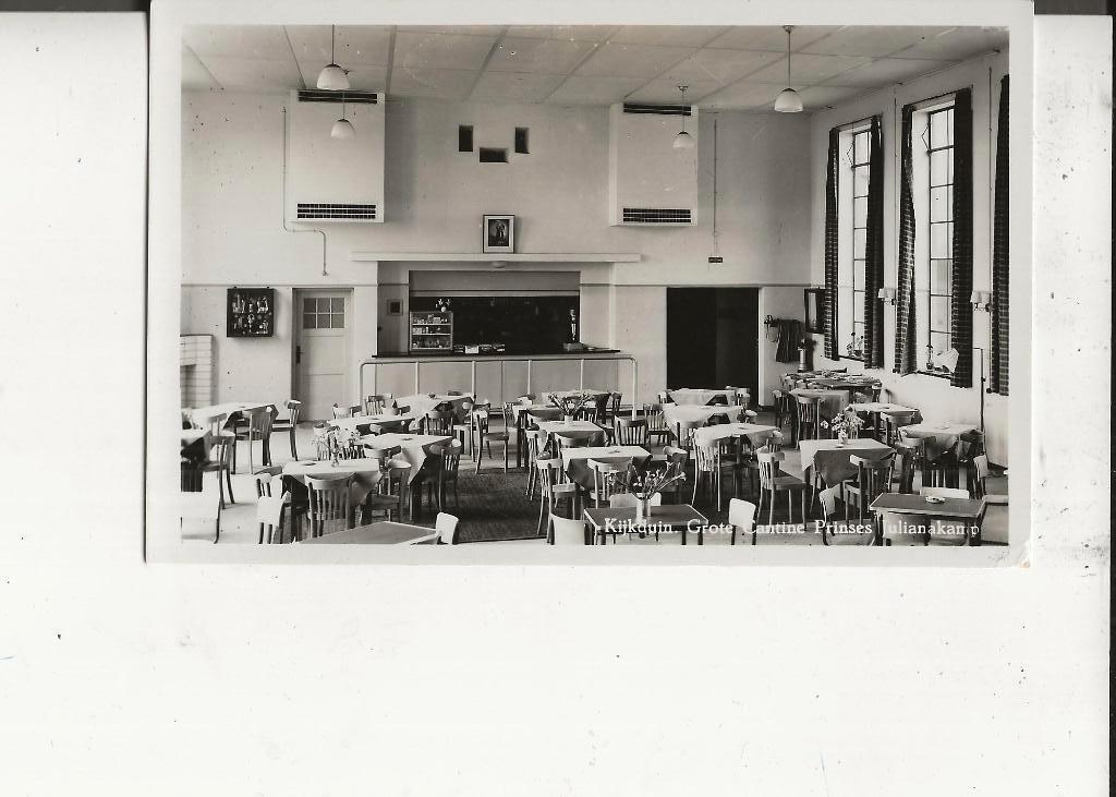 Kijkduin Cantine Prinses Julianakamp  Emdeeha, Ophalen of Verzenden, 1940 tot 1960, Ongelopen, Zuid-Holland