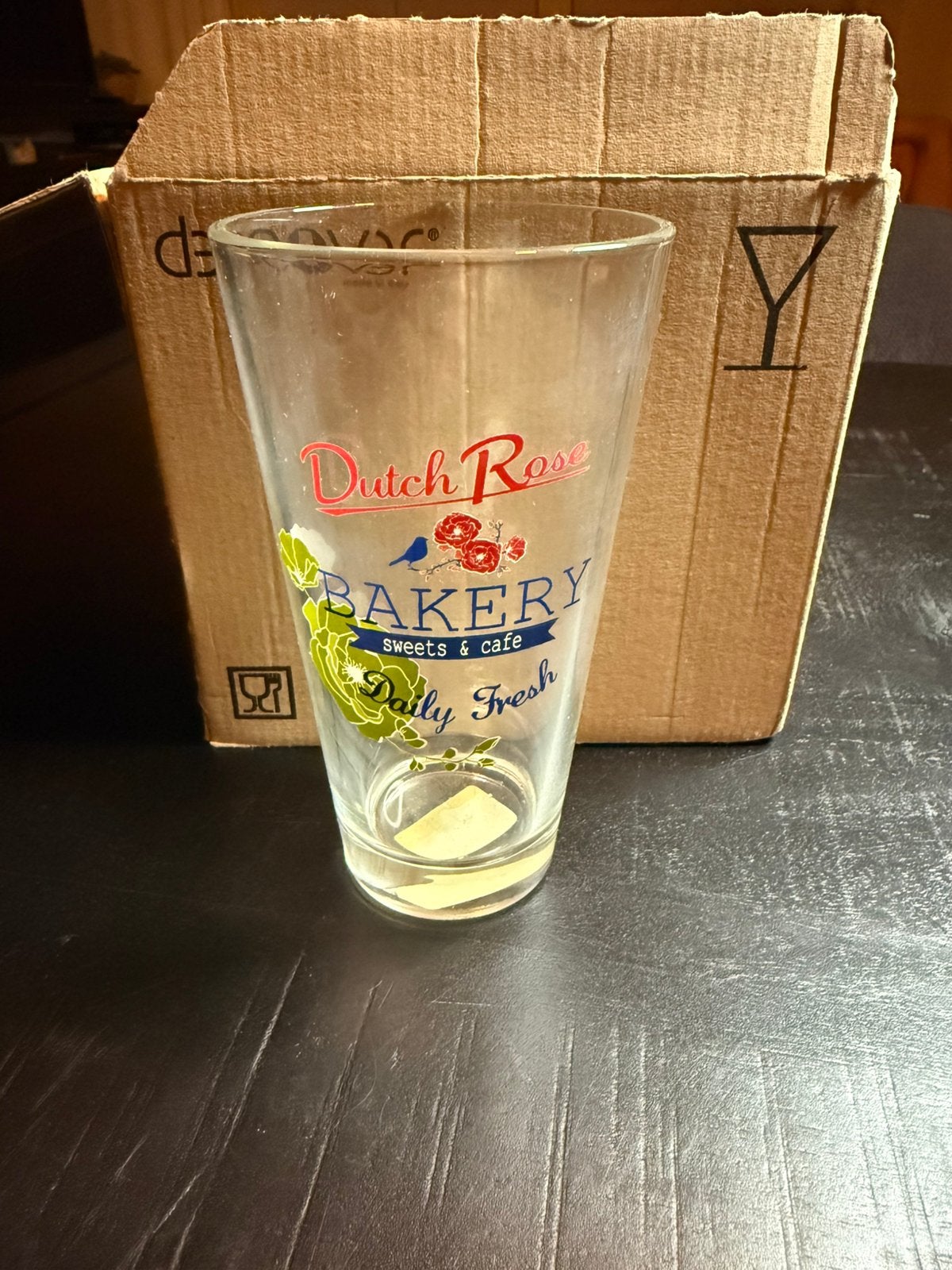 6 Dutch Rose Drinkglazen Nieuw, Ophalen of Verzenden, Nieuw, Overige typen
