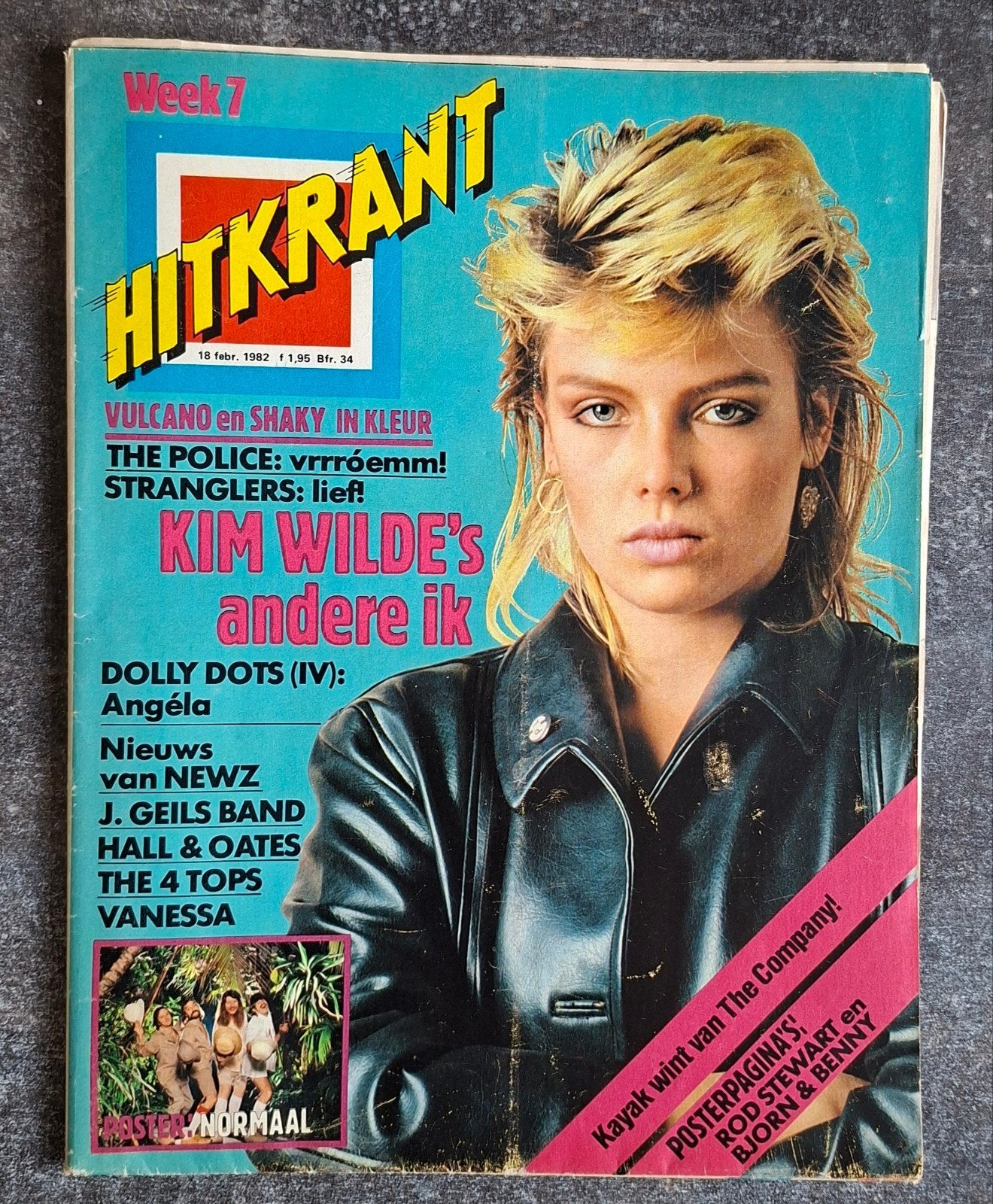 Hitkrant (Weekblad) nr 7 (18 Februari 1982) Compleet Vintage, Ophalen of Verzenden, 1980 tot heden, Tijdschrift