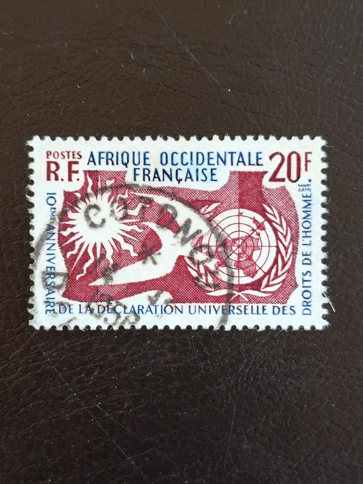 Frans West Afrika Mi 102, Ophalen of Verzenden, Overige landen, Gestempeld