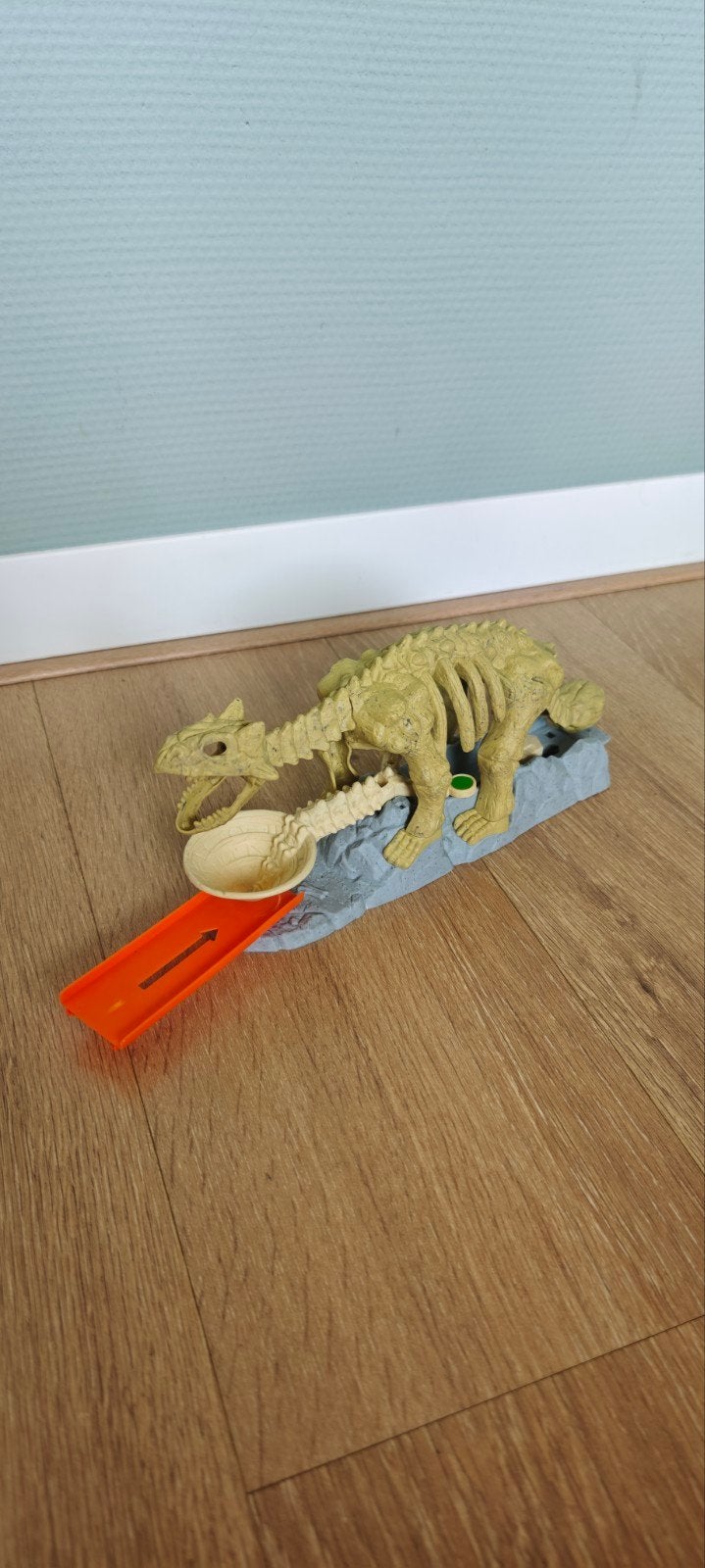 Hot Wheels Trick Tracks Ankylosaurus Stuntset 2008, Ophalen of Verzenden, Gebruikt