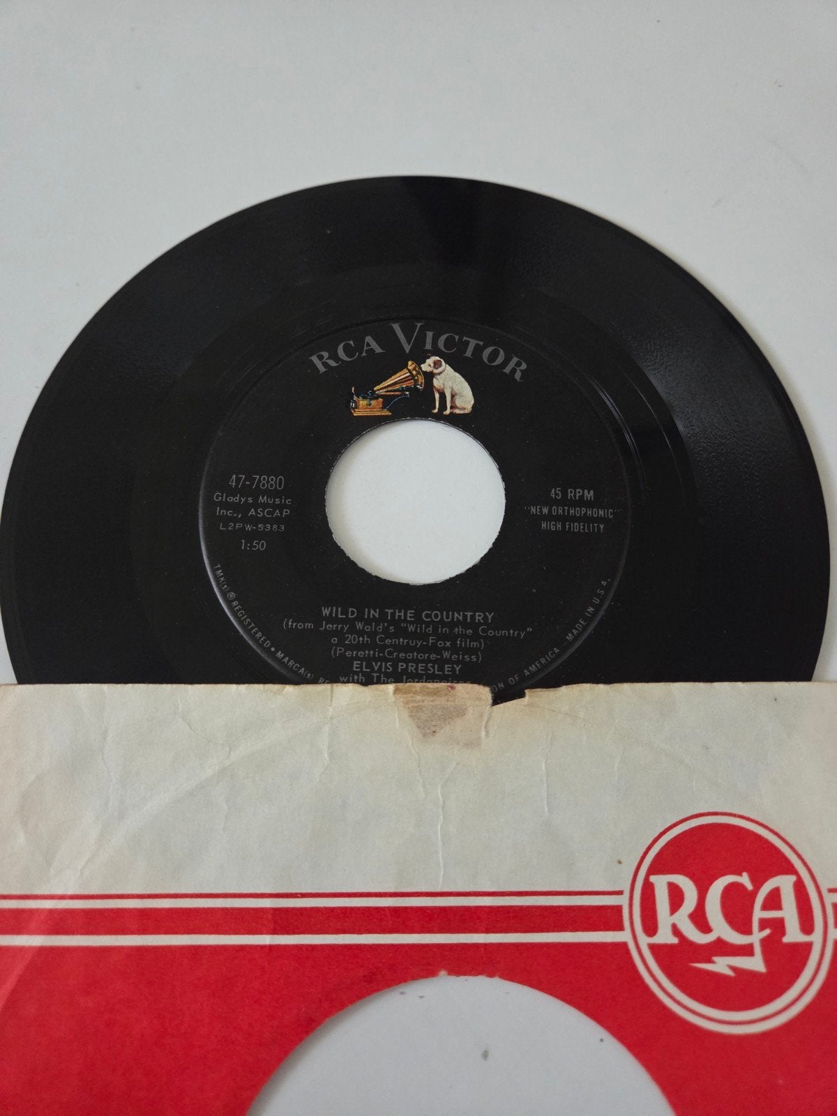 Elvis Presley 45 toeren singles collectie (5 stuks), Gebruikt, Originele persing, 7 inch, Ophalen of Verzenden