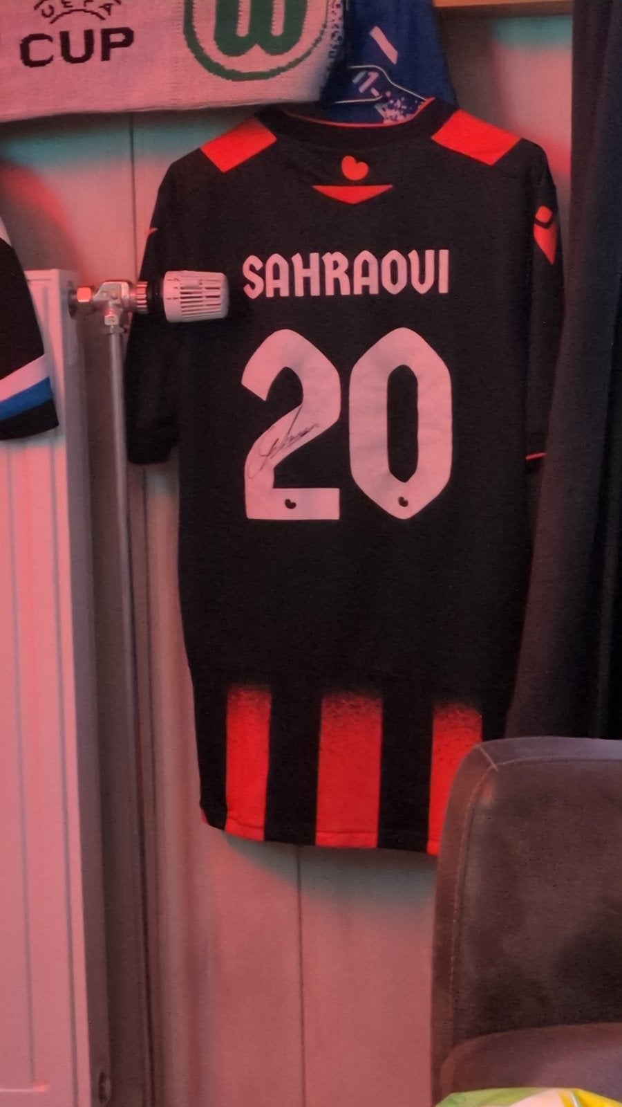 Origineel sahraoui shirt sc Heerenveen with fotoproof, Sport en Fitness, Maat XL, Ophalen of Verzenden, Zo goed als nieuw, Shirt