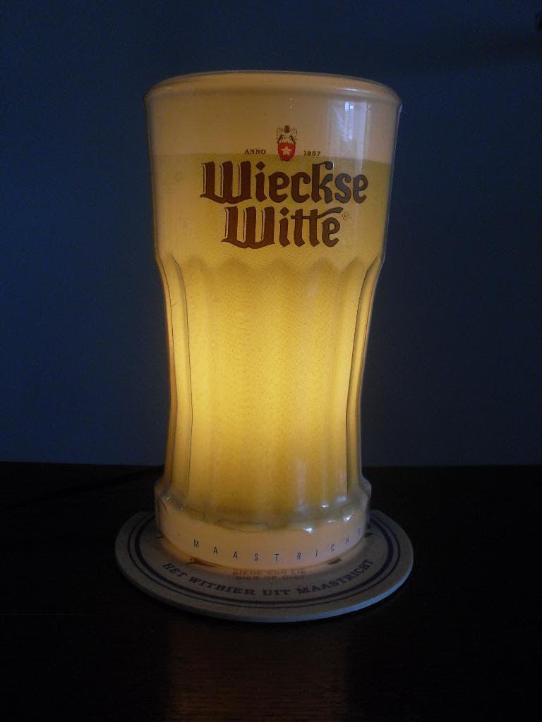 wieckse witte bier lamp, Ophalen of Verzenden, Lichtbak of (neon) lamp