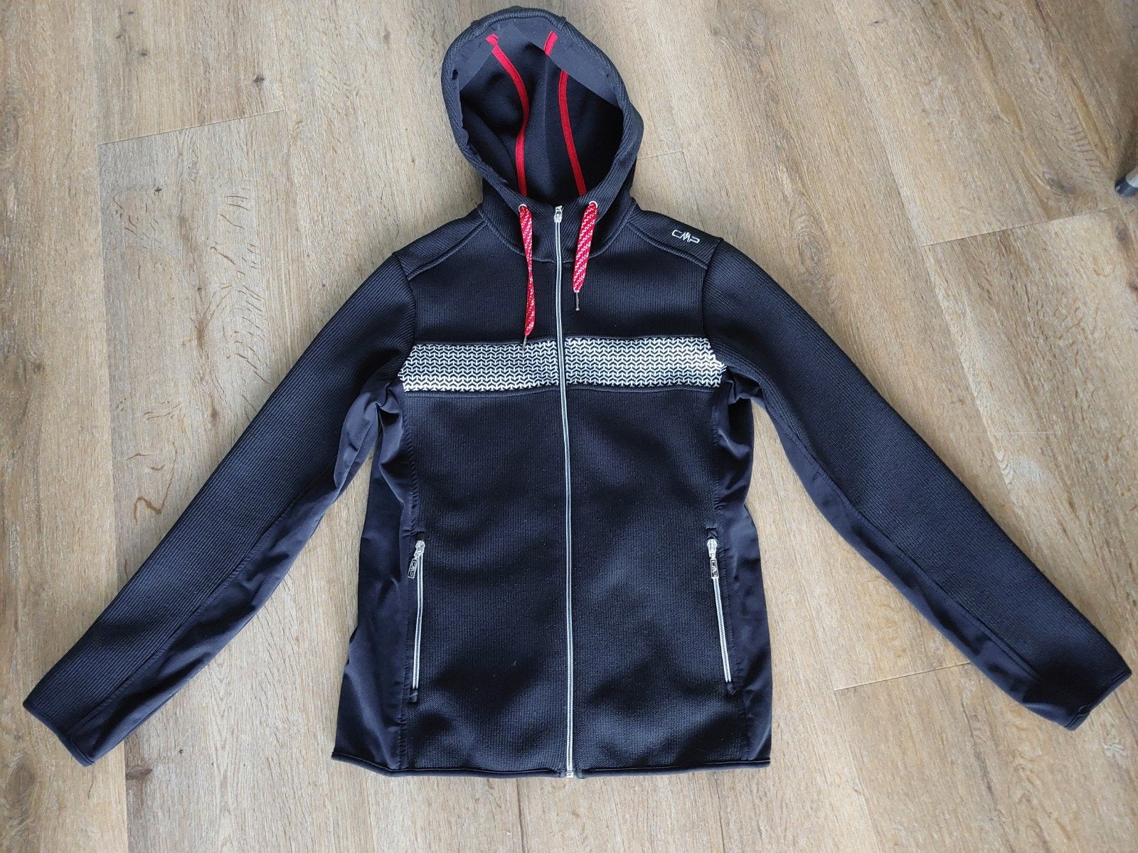 CMP dames vest met rits en capuchon maat S als nieuw!!, Zwart, Ophalen of Verzenden, Zo goed als nieuw, CMP