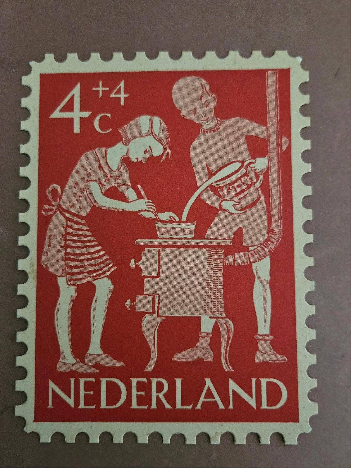 Bedankkaart Kinderpostzegel 1962 - Gestempeld, Ophalen of Verzenden, Na 1940, Gestempeld