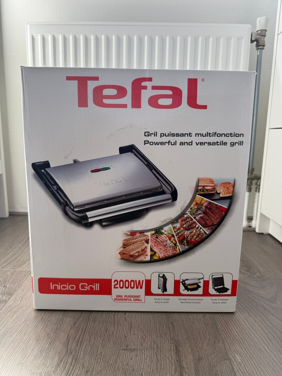 Tefal Inicio Grill 2000W - Krachtige Multifunctionele Grill, Ophalen, Nieuw, Tafelgrill
