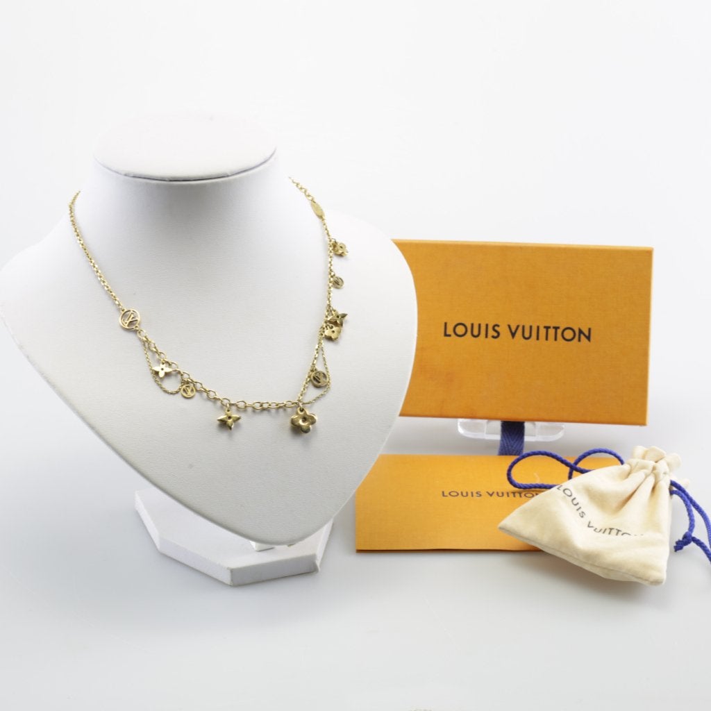 Louis Vuitton M64855 Collier Blooming Ketting, Sieraden, Tassen en Uiterlijk, Kettingen, Louis Vuitton, Gebruikt, Support@louisvuitton.com