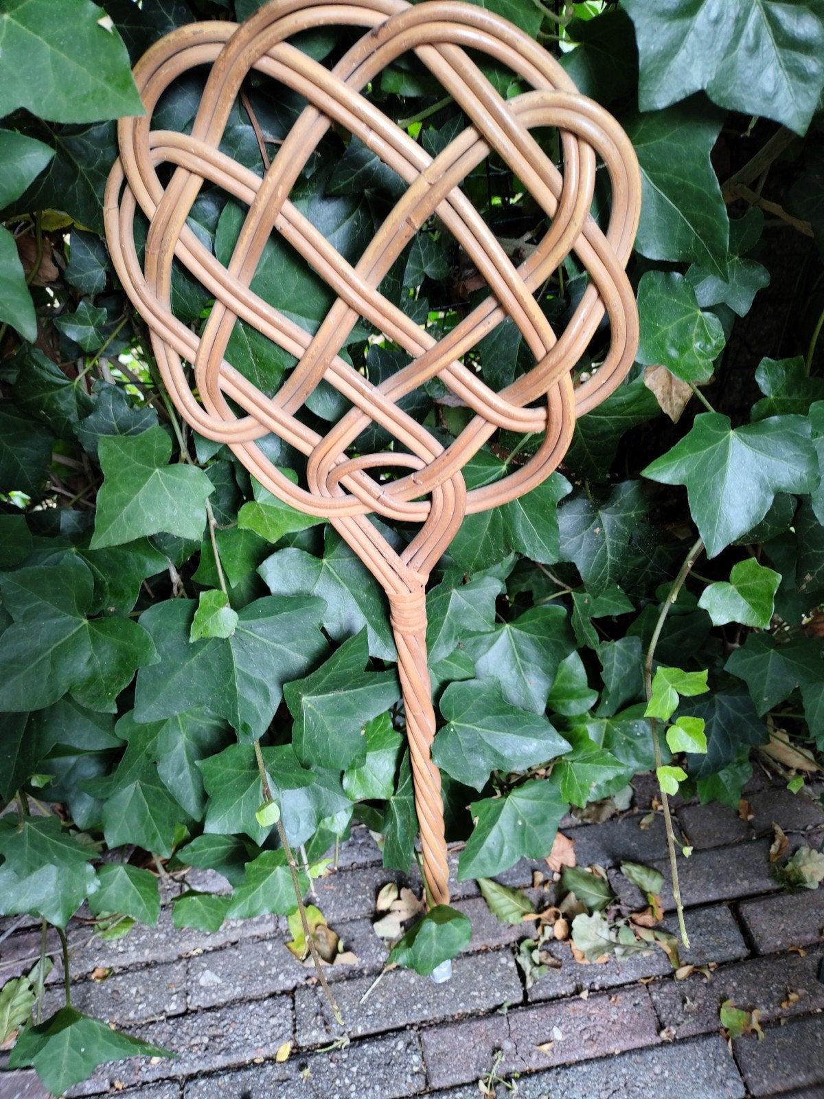vintage sterke rotan mattenklopper, Ophalen of Verzenden
