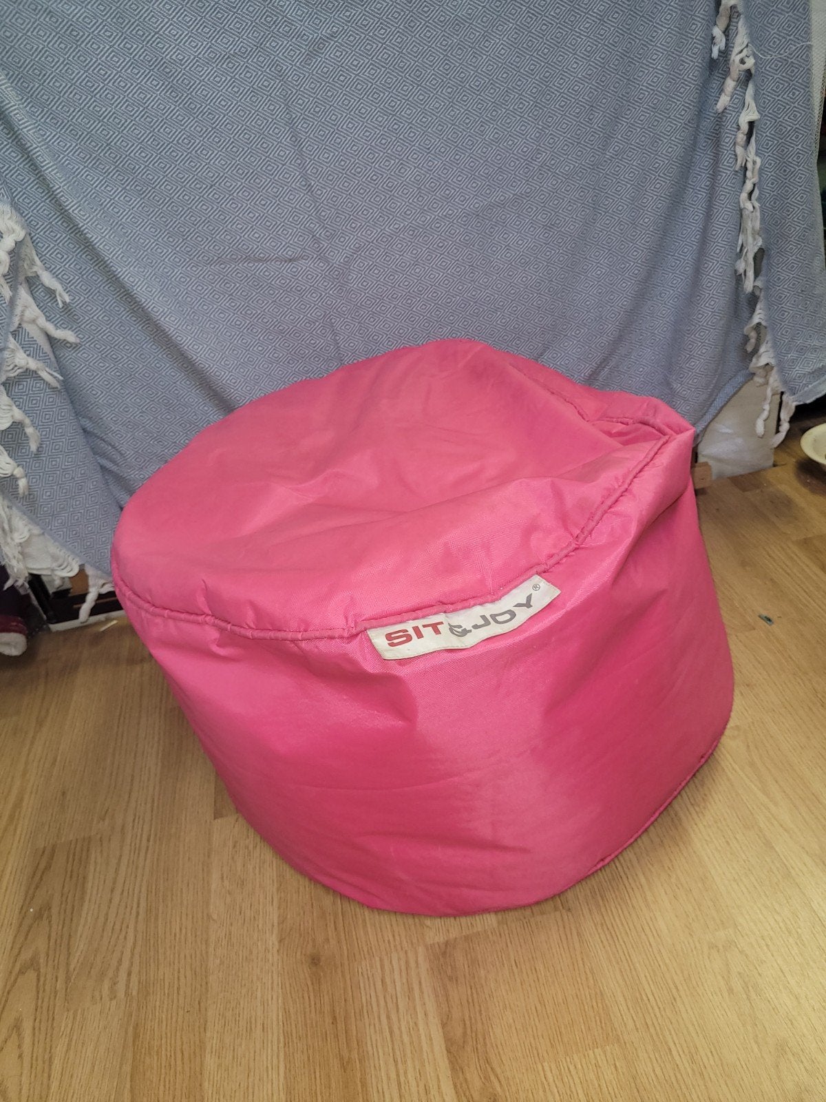 Roze zitzak van Sit & Joy (alleen ophalen), Ophalen, Gebruikt, Roze, Zitzak