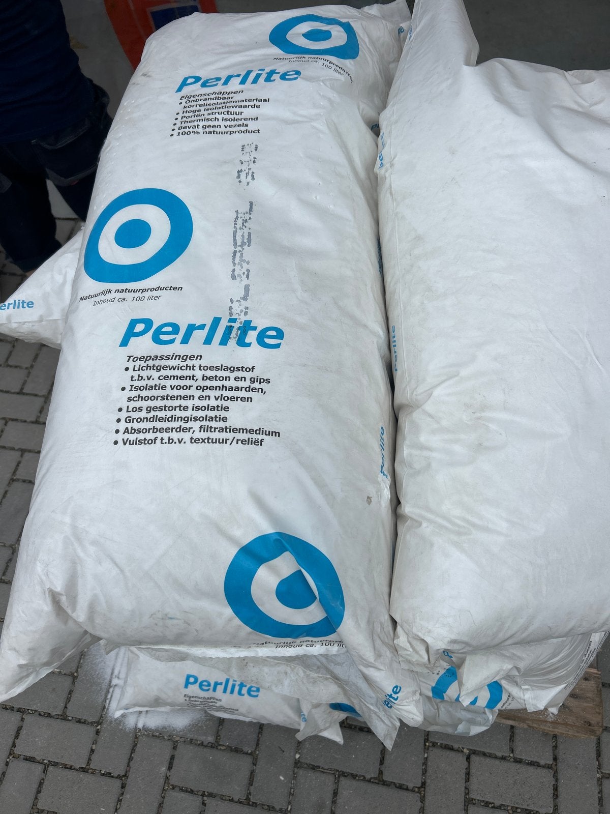 Perlite korrels - 10 zakken van 100 liter, Ophalen of Verzenden, Nieuw, Inbouwhaard