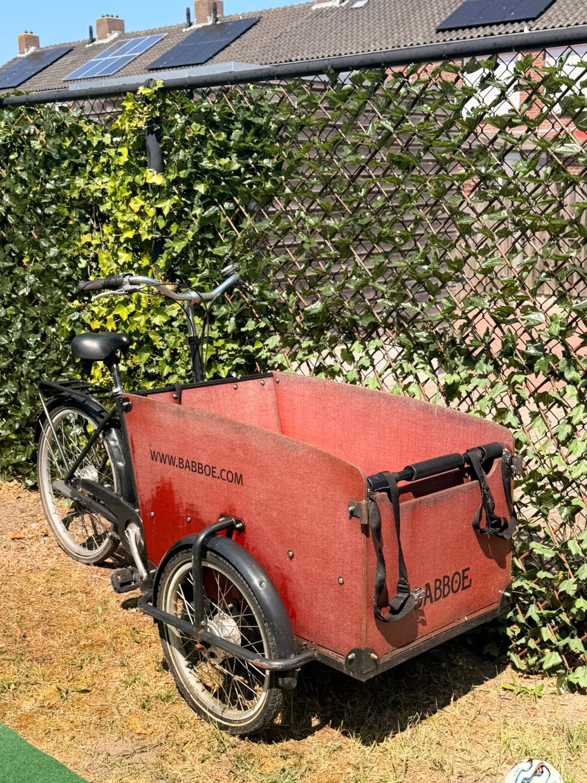 Bakfiets Babboe NIET ELEKTRISCH!, Ophalen, Gebruikt, 4 kinderen of meer