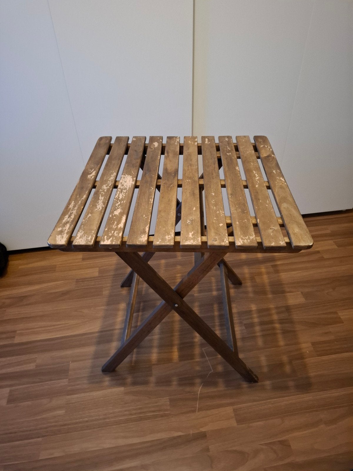 Houten klaptafel, Ophalen, Gebruikt, 50 tot 100 cm, Rustiek, Praktisch