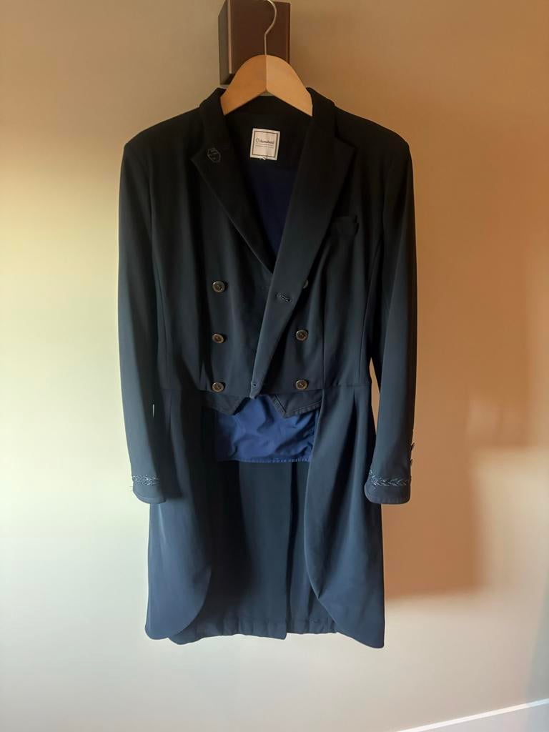 Elegante Zwarte Slipjas Dressuur Rijjas dressuur frack, Maat 38/40 (M), Overige typen, Zwart, Ophalen of Verzenden