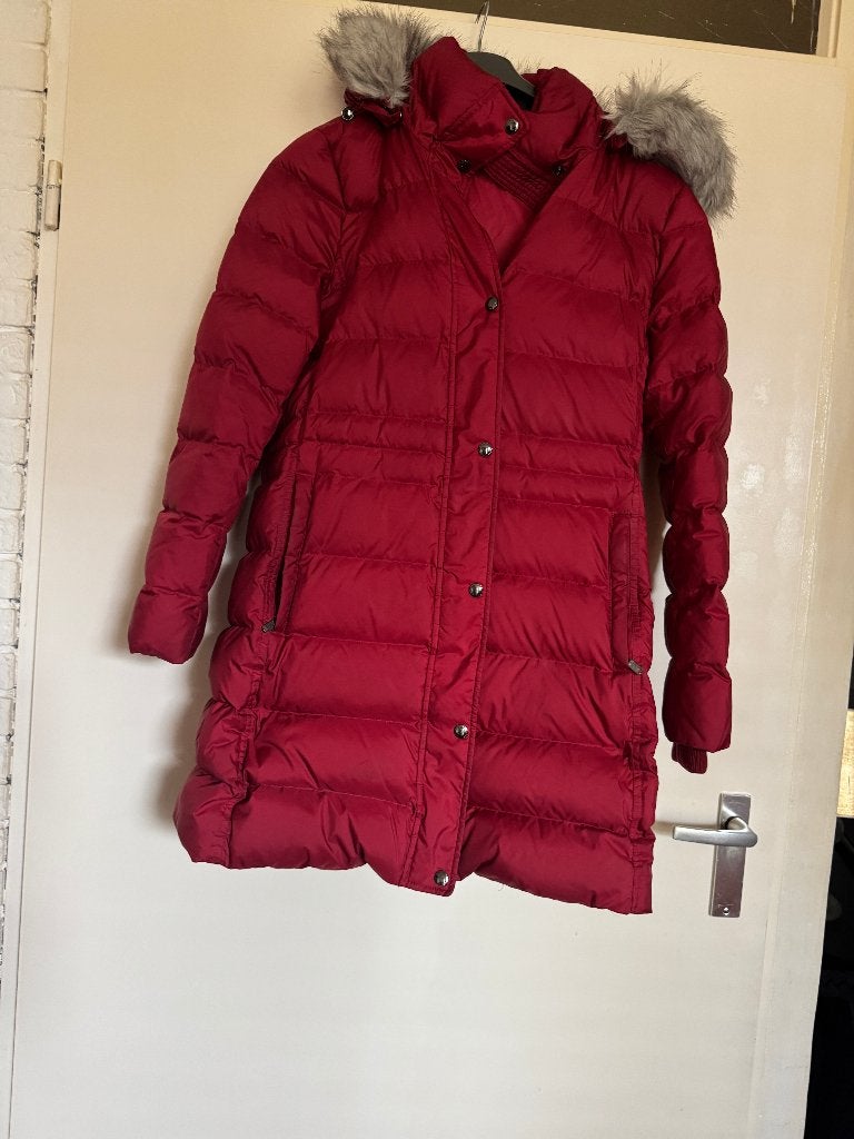 Tommy Hilfiger Dames jas, Maat 42/44 (L), Ophalen of Verzenden, Gedragen, Rood