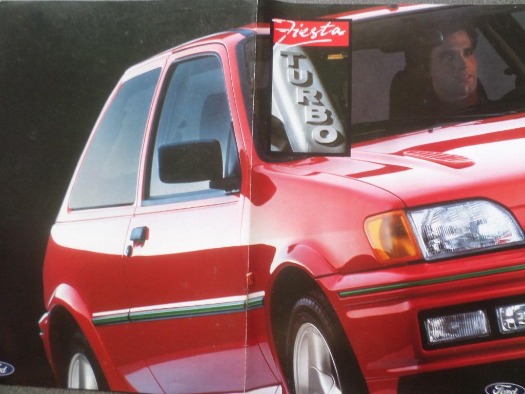 Ford Fiesta Turbo Brochure, Ophalen of Verzenden, Zo goed als nieuw, Ford