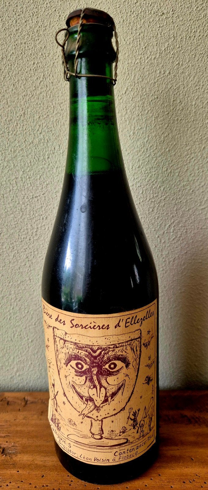 Fles Bière des Sorcières d'Ellezelles Heksen van Ellezelles, Ophalen of Verzenden, Zo goed als nieuw, Flesje(s), Overige merken