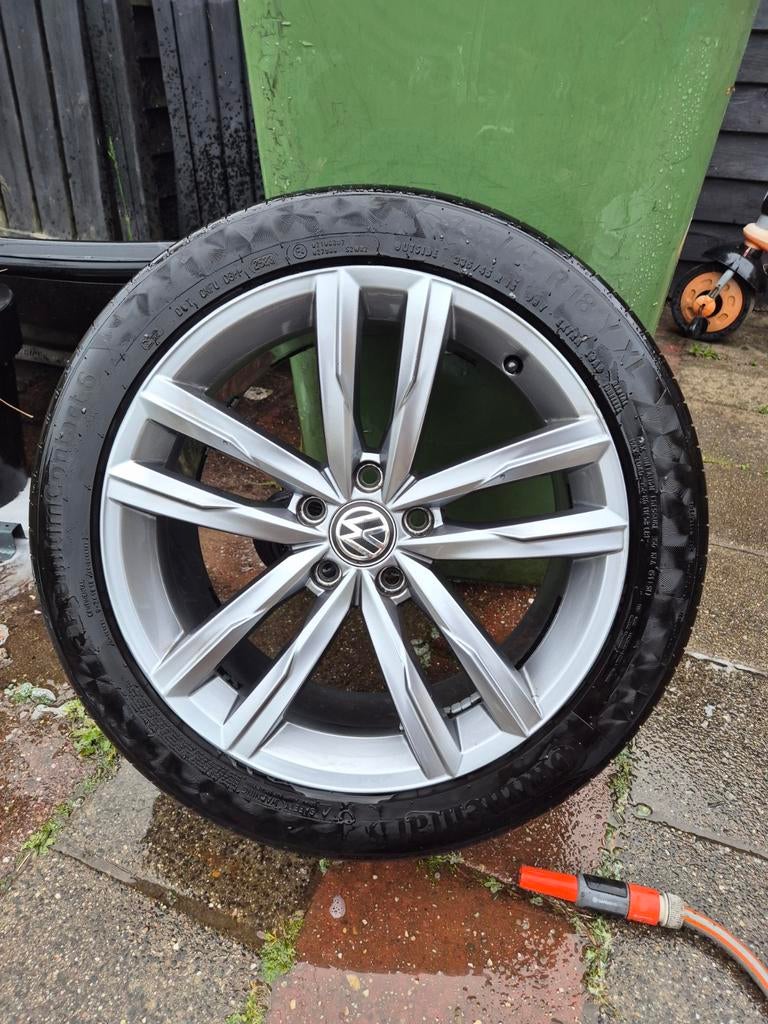 Originele Volkswagen 18" Dartford velgen 5x112, Ophalen, 18 inch, Gebruikt, Banden en Velgen