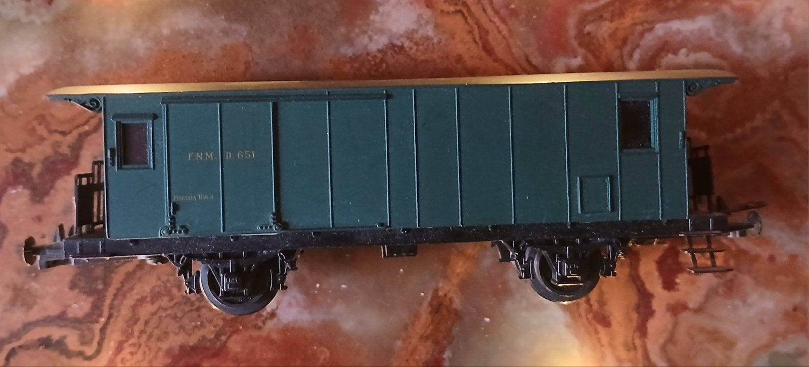 Trix Express Vintage Wagon Origineel - F.N.M. D 651, Overige merken, Gebruikt, Gelijkstroom, Wagon