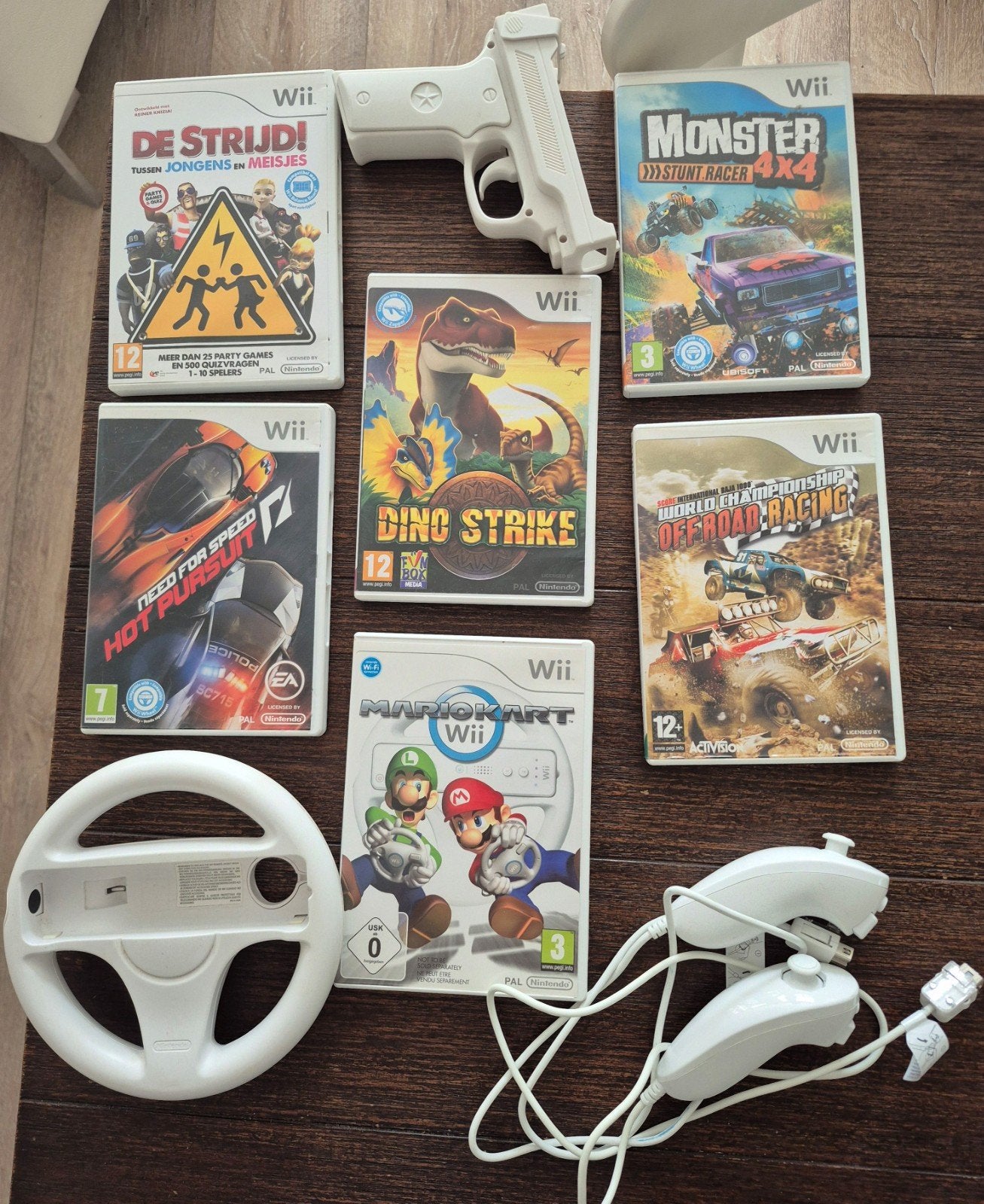 Wii spellen en accessoires, Ophalen, Gebruikt, Zonder controller, Met games