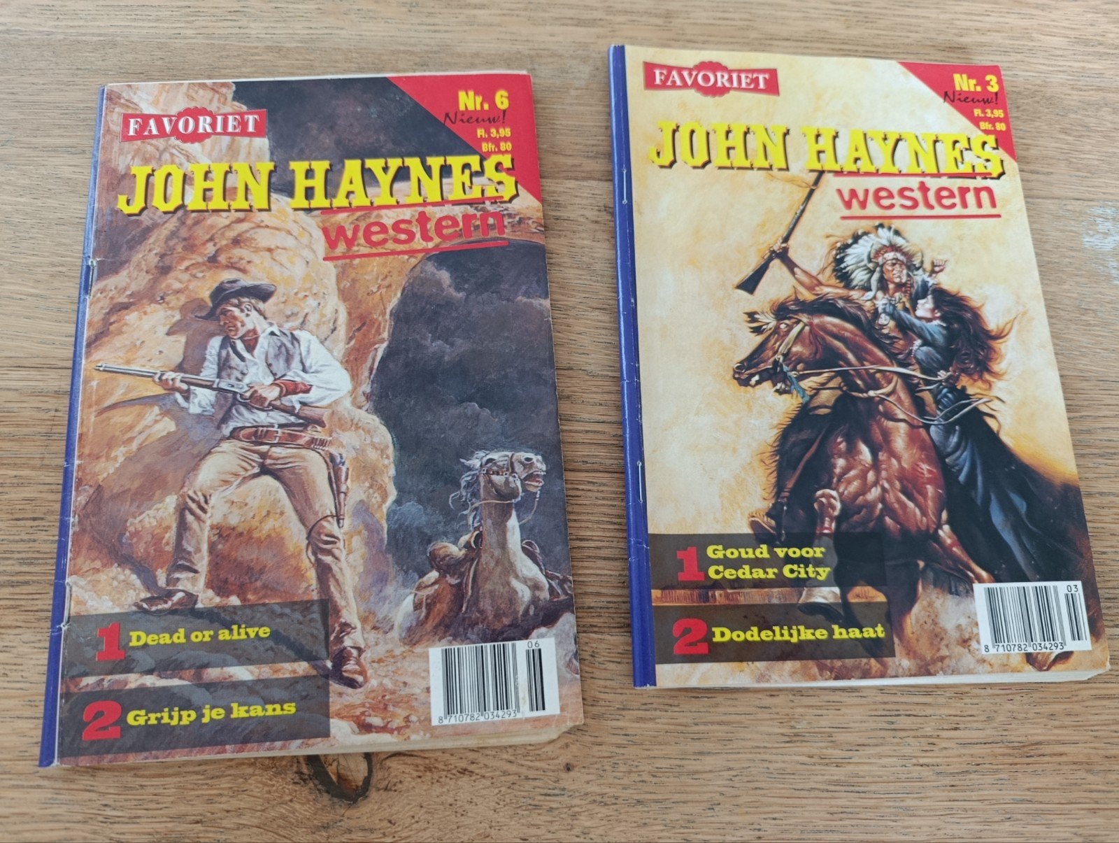 2 John Haynes westernboeken – Favoriet – vintage, Ophalen of Verzenden, Gelezen