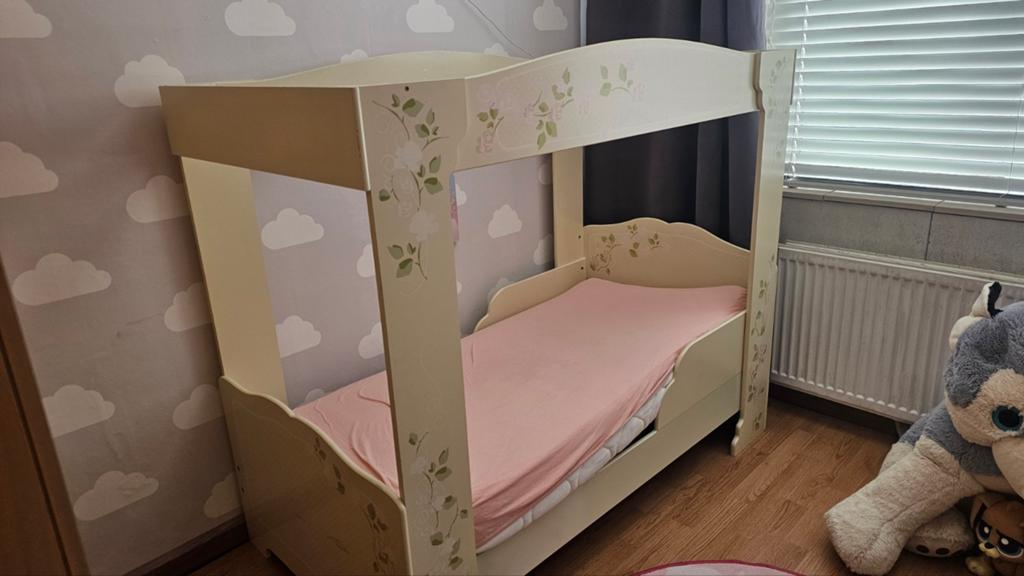 Peuterhemelbed  Apart Kinderbed Roses 70x140 cm, Gebruikt, 70 tot 85 cm, 140 tot 160 cm, Ophalen