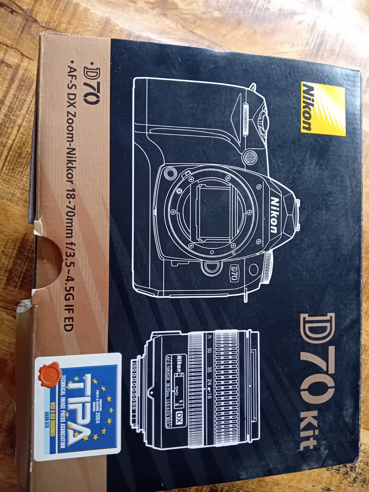 Nikon D70 Body, Ophalen of Verzenden, Gebruikt, Handleiding, Nikon