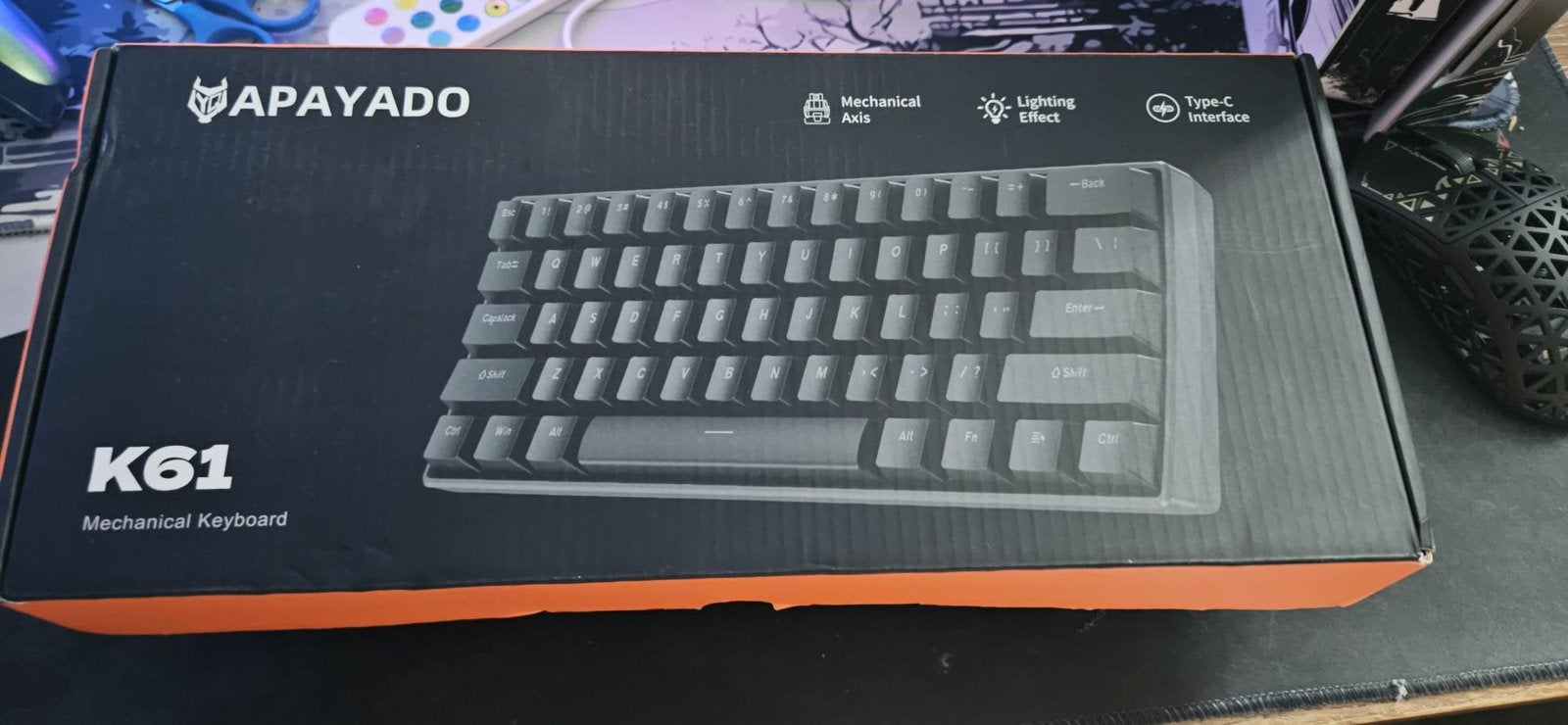 Apayado Mechanical Gaming keyboard, Computers en Software, Toetsenborden, Gaming toetsenbord, Ophalen of Verzenden, Zo goed als nieuw