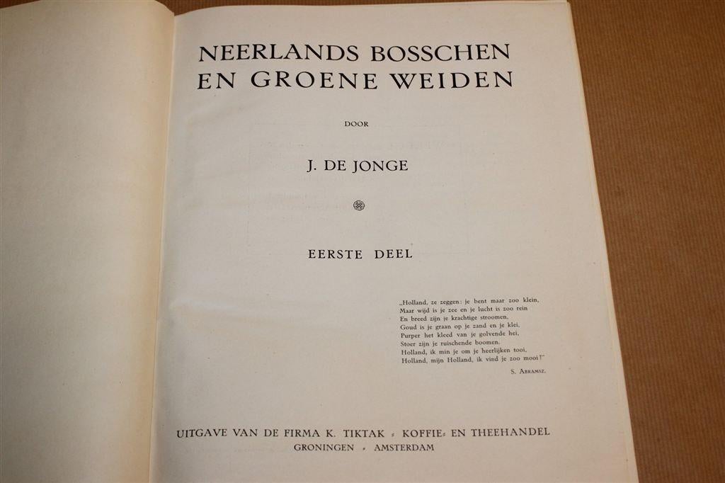 Neerlands Bosschen & Groene Weiden — Tiktak Album [Compleet], Boeken, Verzenden, Gelezen