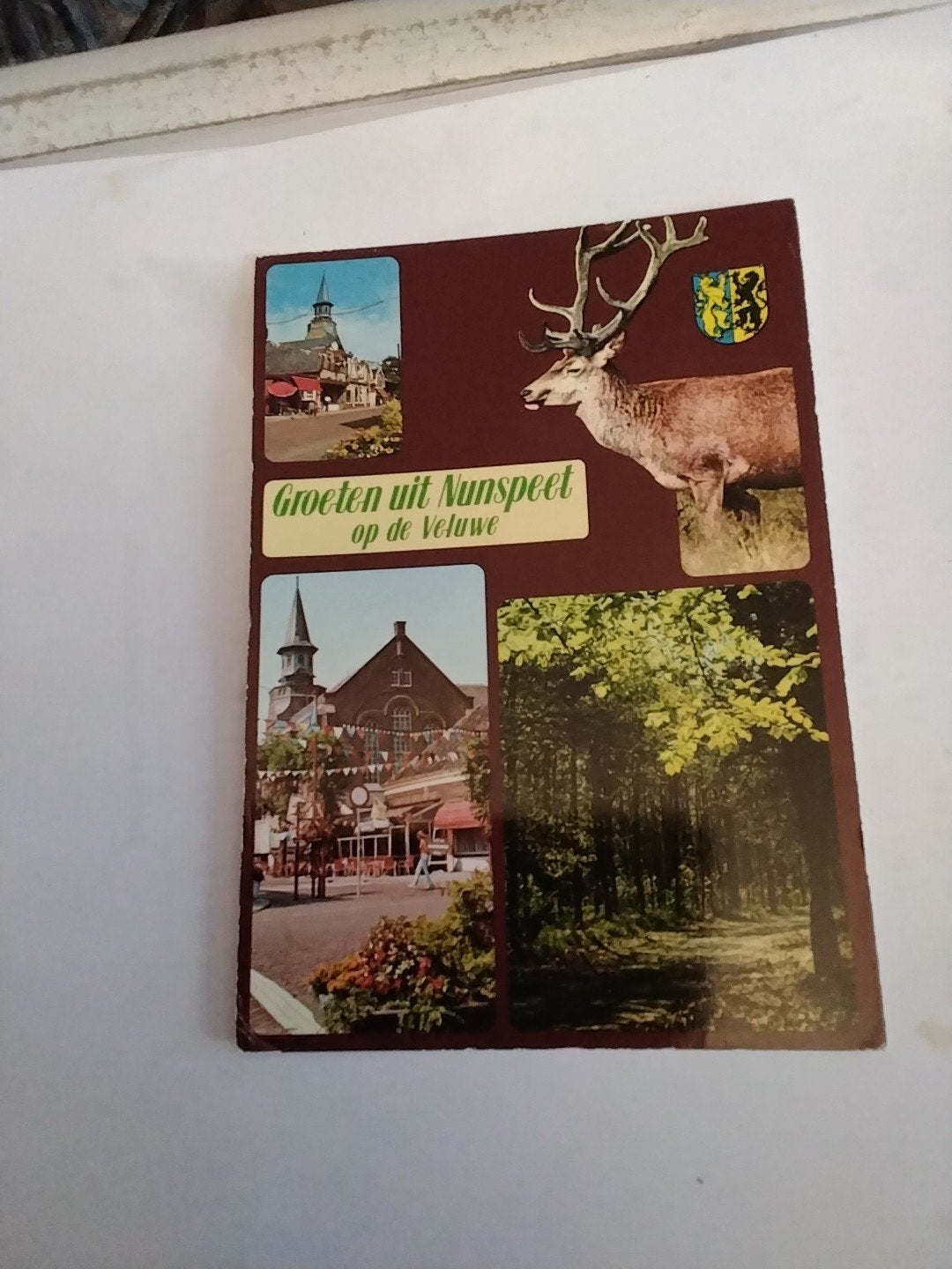 Oude ansichtkaart Groeten uit Nunspeet op de Veluwe, Ophalen of Verzenden, 1960 tot 1980, Gelopen, Gelderland