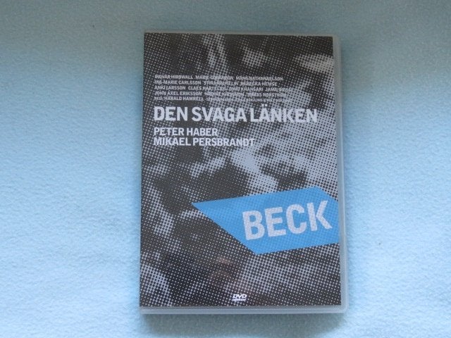 Zweedse DVD: Beck - Den svaga länken, Haber en Persbrandt, Vanaf 16 jaar, Ophalen of Verzenden, Zo goed als nieuw, Inclusief doosje
