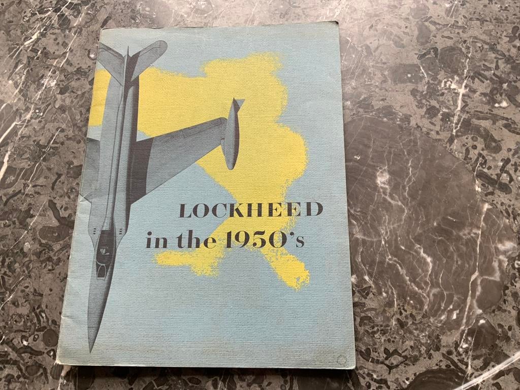 Lockheed in the 1950's fabrieksbrochure, Ophalen of Verzenden, Gebruikt, Boek of Tijdschrift
