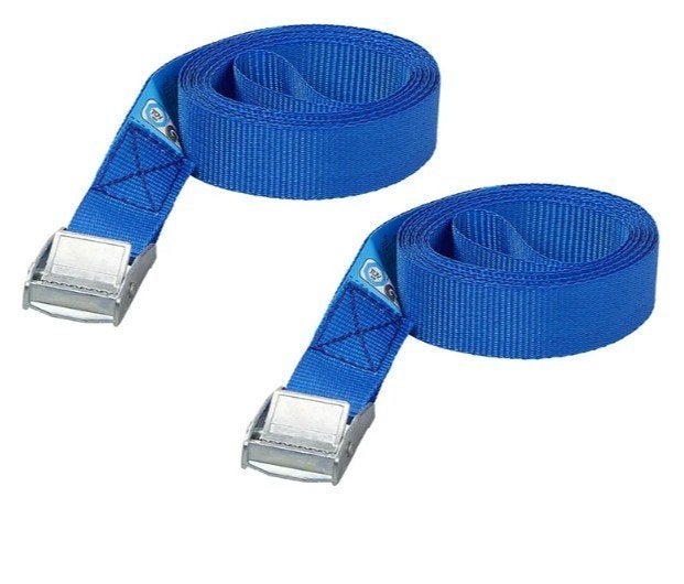 Spanband blauw met snelsluiting 2x 2,5 meter, Ophalen of Verzenden, Nieuw