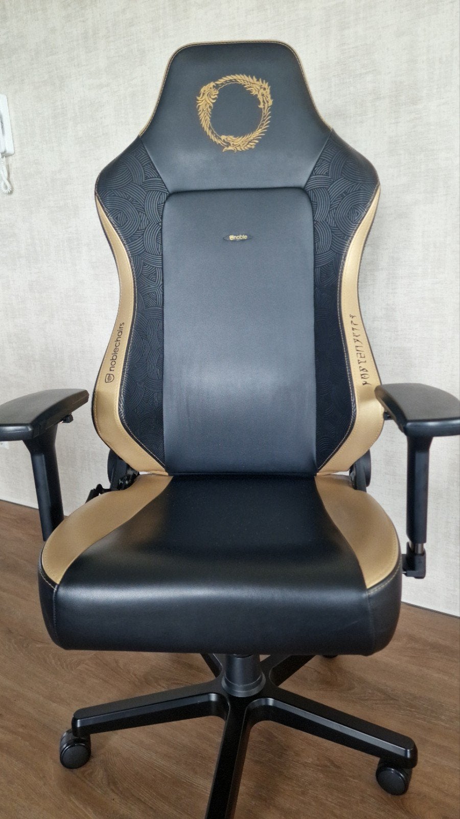 Bureaustoel / Gamingchair, Ophalen, Zwart, Zo goed als nieuw, Gaming bureaustoel