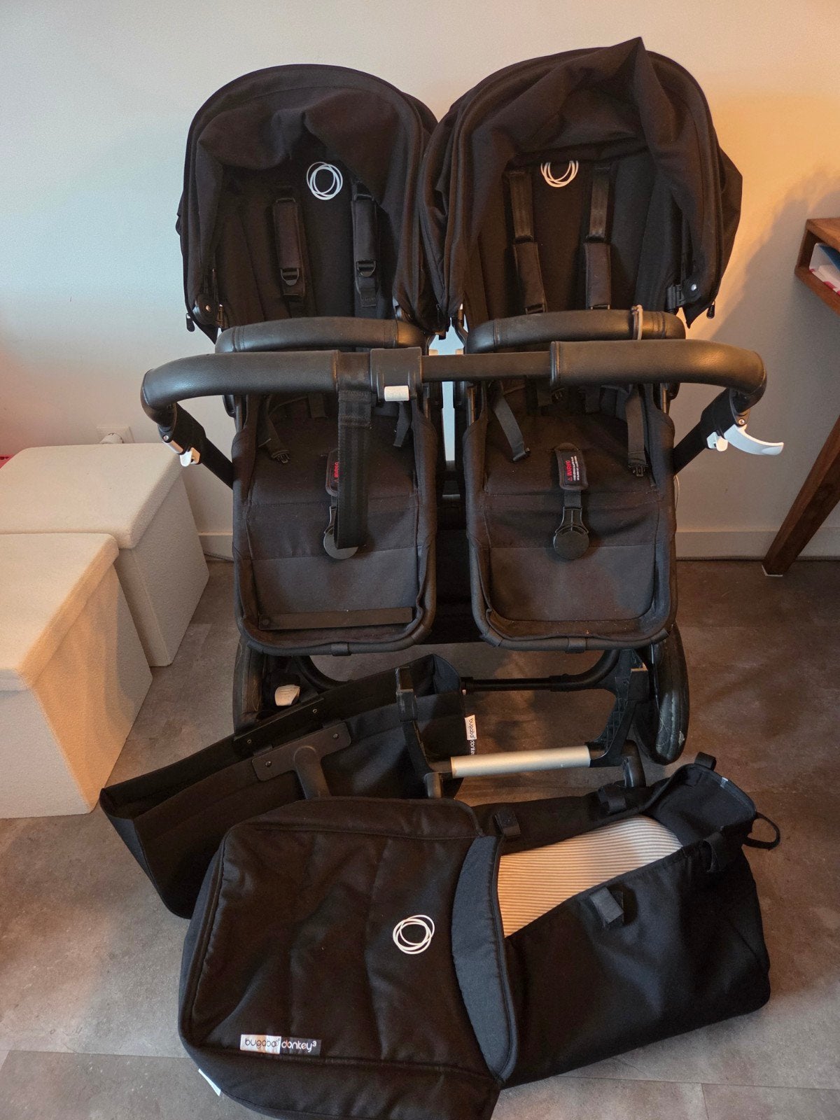 Bugaboo Donkey 3 - Complete Duowagen met Accessoires, Ophalen, Gebruikt, Bugaboo, Duowagen