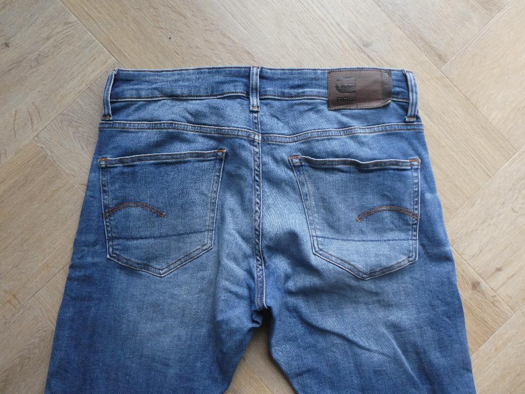 Gstar 3301 Deconstructed Skinny spijkerbroek maat 32-32, W32 (confectie 46) of kleiner, Zo goed als nieuw, G-Star, Verzenden