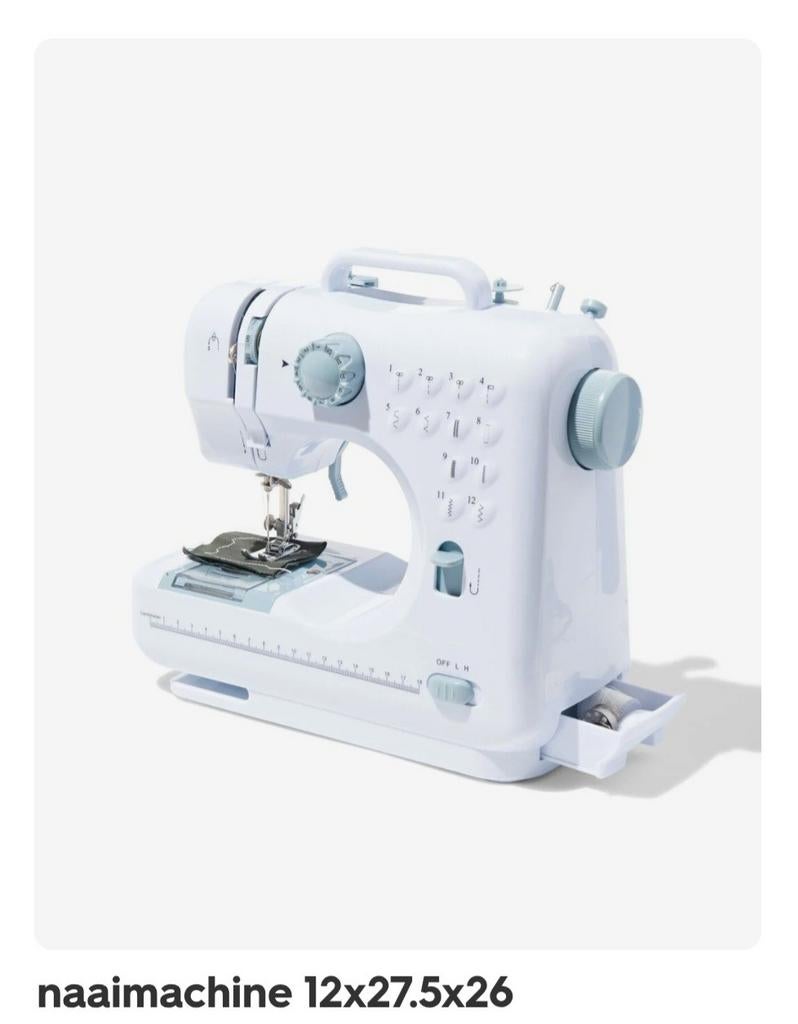 Nieuwe HEMA naaimachine (starters), naaibox en proeflapjes, Ophalen, Nieuw, Naaimachine, Overige merken