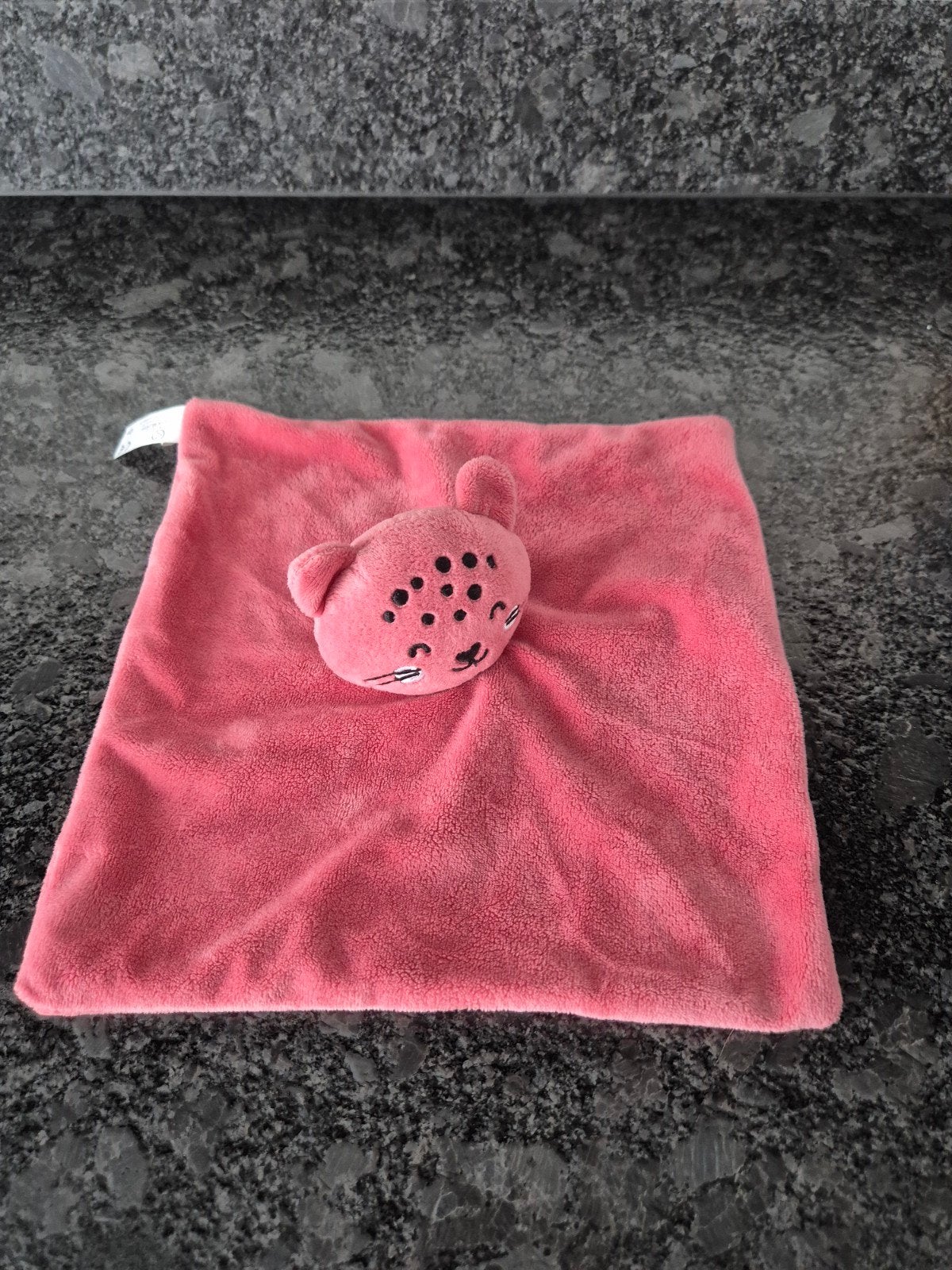 Kruidvat - Knuffeldoekje Panter donkerroze, Ophalen of Verzenden, Overige typen