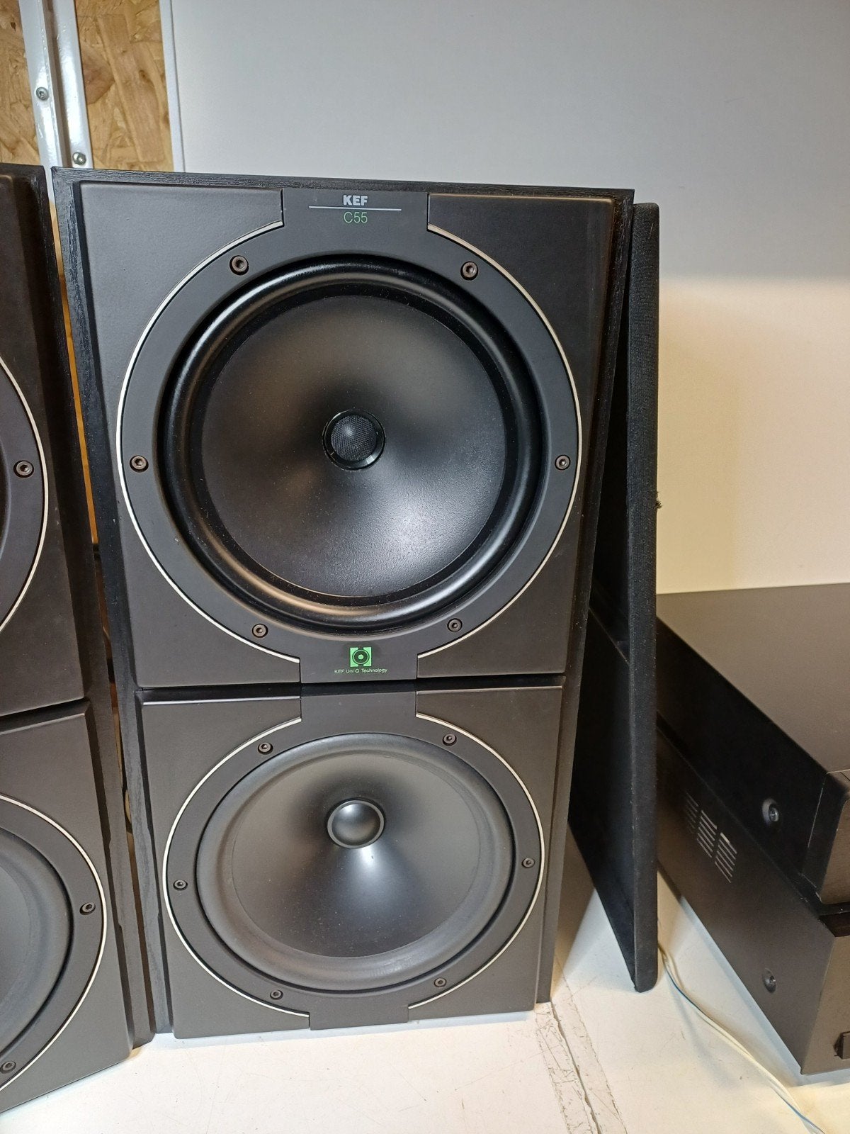 KEF C55 Luidsprekers Uni-Q jaren '80 - Goed geluid!, Audio, Tv en Foto, Luidsprekers, Overige merken, Gebruikt, Ophalen of Verzenden