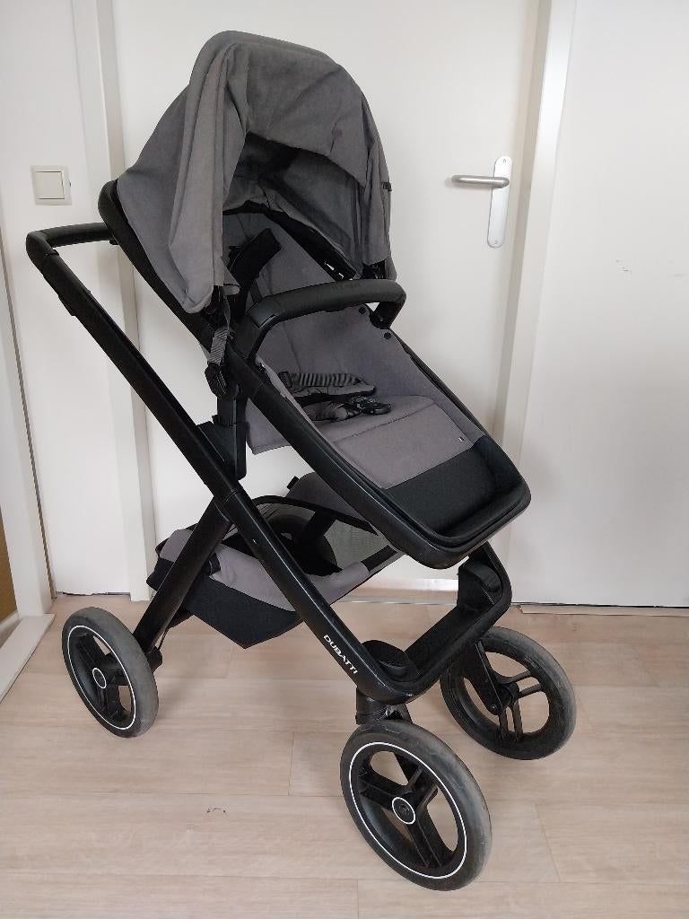 Kinderwagen Dubatti two, Gebruikt, Combiwagen, Verstelbare duwstang, Ophalen