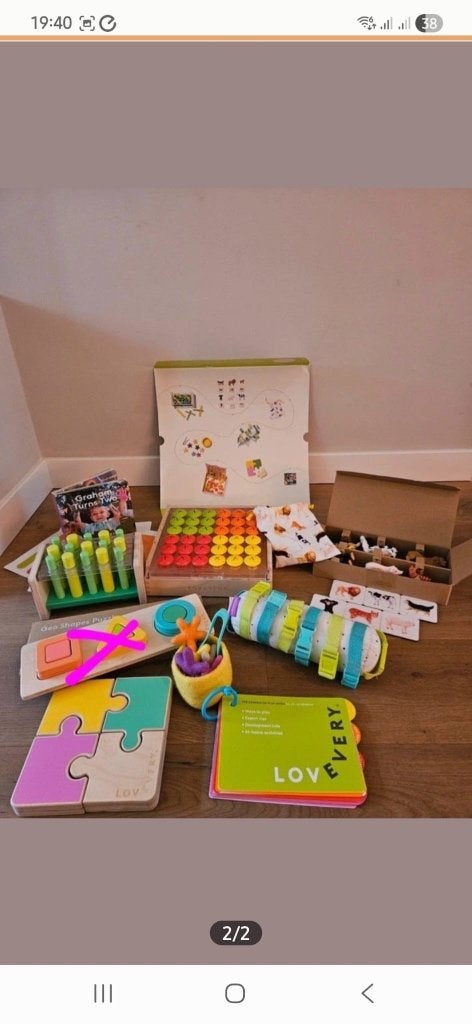 Lovevery box, Ophalen, Zo goed als nieuw